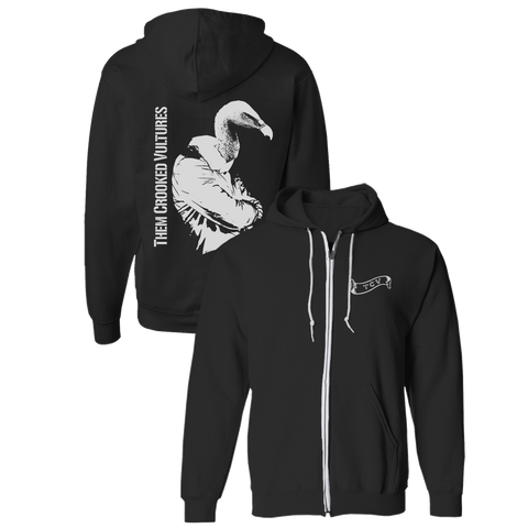 Turn Your Back Zip Hoodie - Them Crooked Vultures